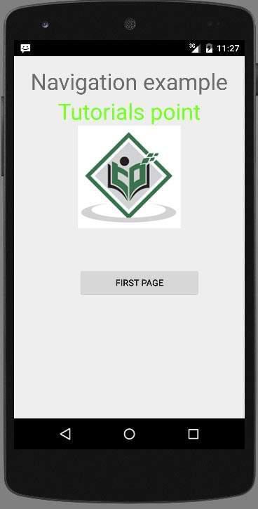 Anroid Navigation Tutorial