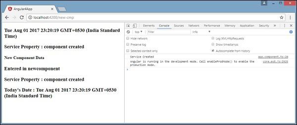 Console Output