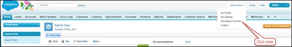 Executing Code in Developer Console Step1
