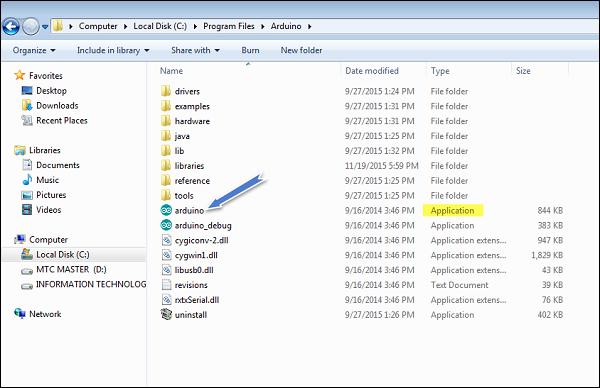 Launch Arduino IDE