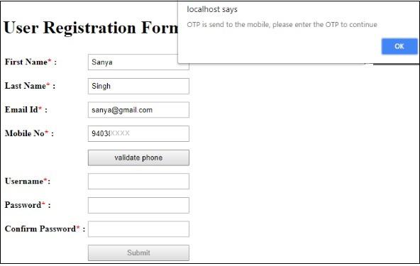 Enter Details