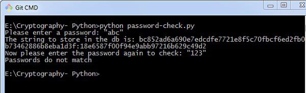 Wrong Password