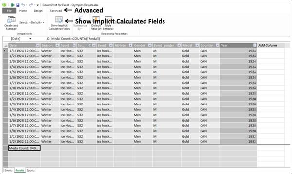 Finding Calculated Fields