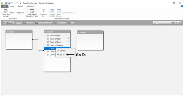 Viewing Calculated Fields in the Table