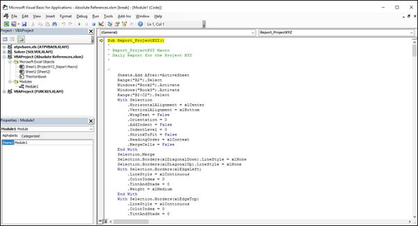 Macro Code