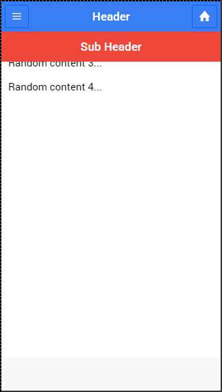 Ionic Hidden Content