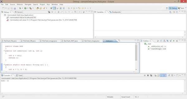 Debug Perspective