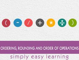 Ordering Rounding and Order of Operations
