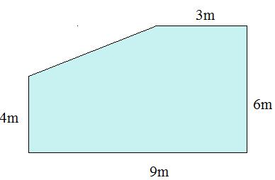 Area involving rectangles and triangles Quiz3