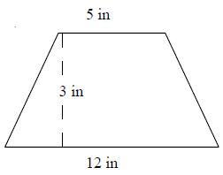 Area of a trapezoid Online Quiz8