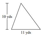 Area of a triangle Example1