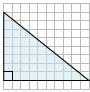 Finding the area of a right triangle on a grid Quiz8