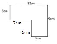 Finding the missing length in a figure Quiz9 Option