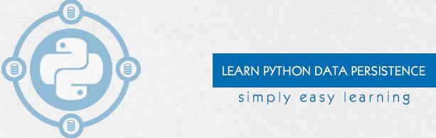 Python Data Persistence Tutorial