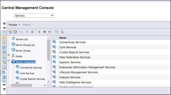 Service Categories