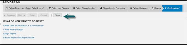 Confirmation tab