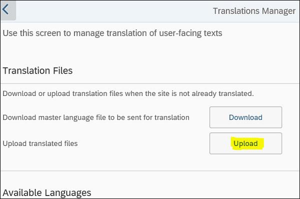 Translation Tile