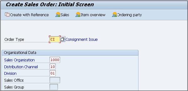 Consignment Issue