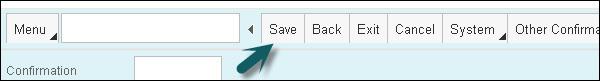 Save Confirmation