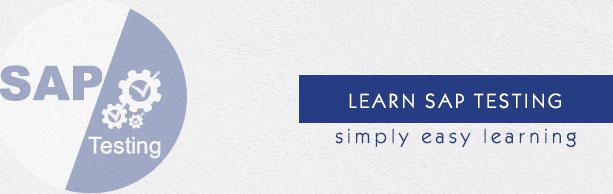 SAP Testing Tutorial