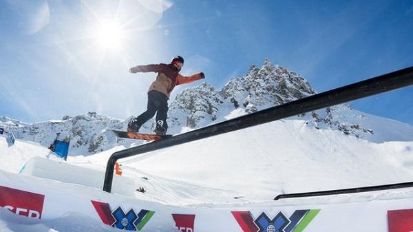 Slopestyle Snowboarding