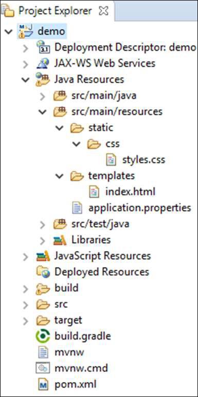 Project Explorer Screenshot