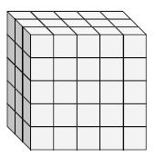 Surface area of a rectangular prism made of unit cubes Quiz3