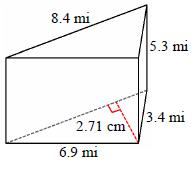 Surface Area of a Triangular Prism Quiz5