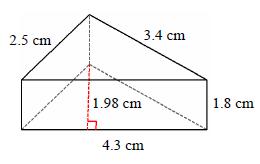 Surface Area of a Triangular Prism Quiz8