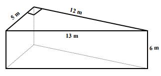 Using a net to find the surface area of a triangular prism Quiz8