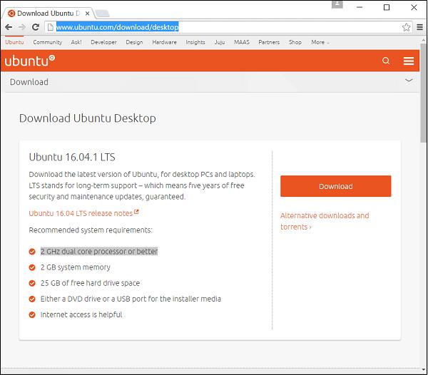 Download Ubuntu