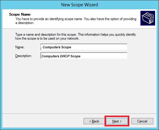 Enter Scope Name